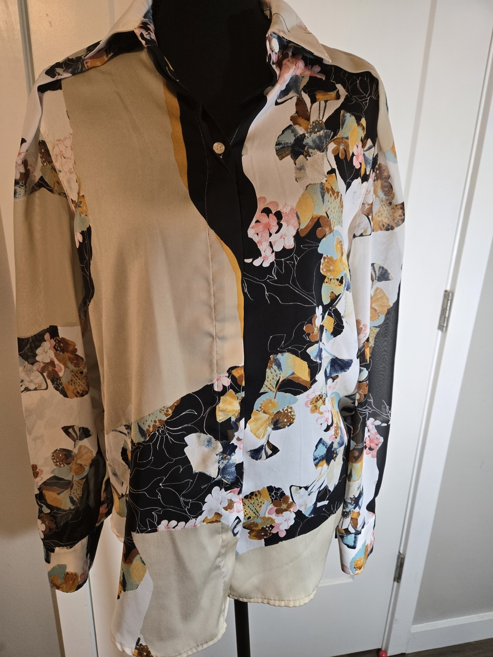 3.1 Phillip Lim Target 20th Anniversary Floral Patchwork Button Down